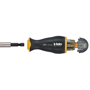 Felo 37320805 Magazine Handle with Bitholder, SL/PZ/PH/Torx, 139 mm, 8 Pieces