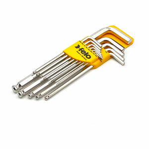 Felo 37513011 Set of inch keys L-shaped hexagonal extended with ball end 13pcs HEX .050"-3/8"