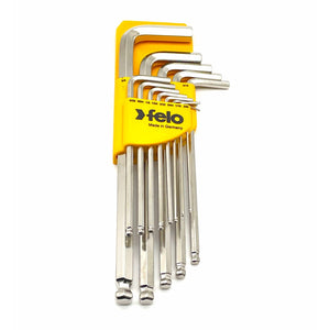 Felo 37513011 Set of inch keys L-shaped hexagonal extended with ball end 13pcs HEX .050"-3/8"
