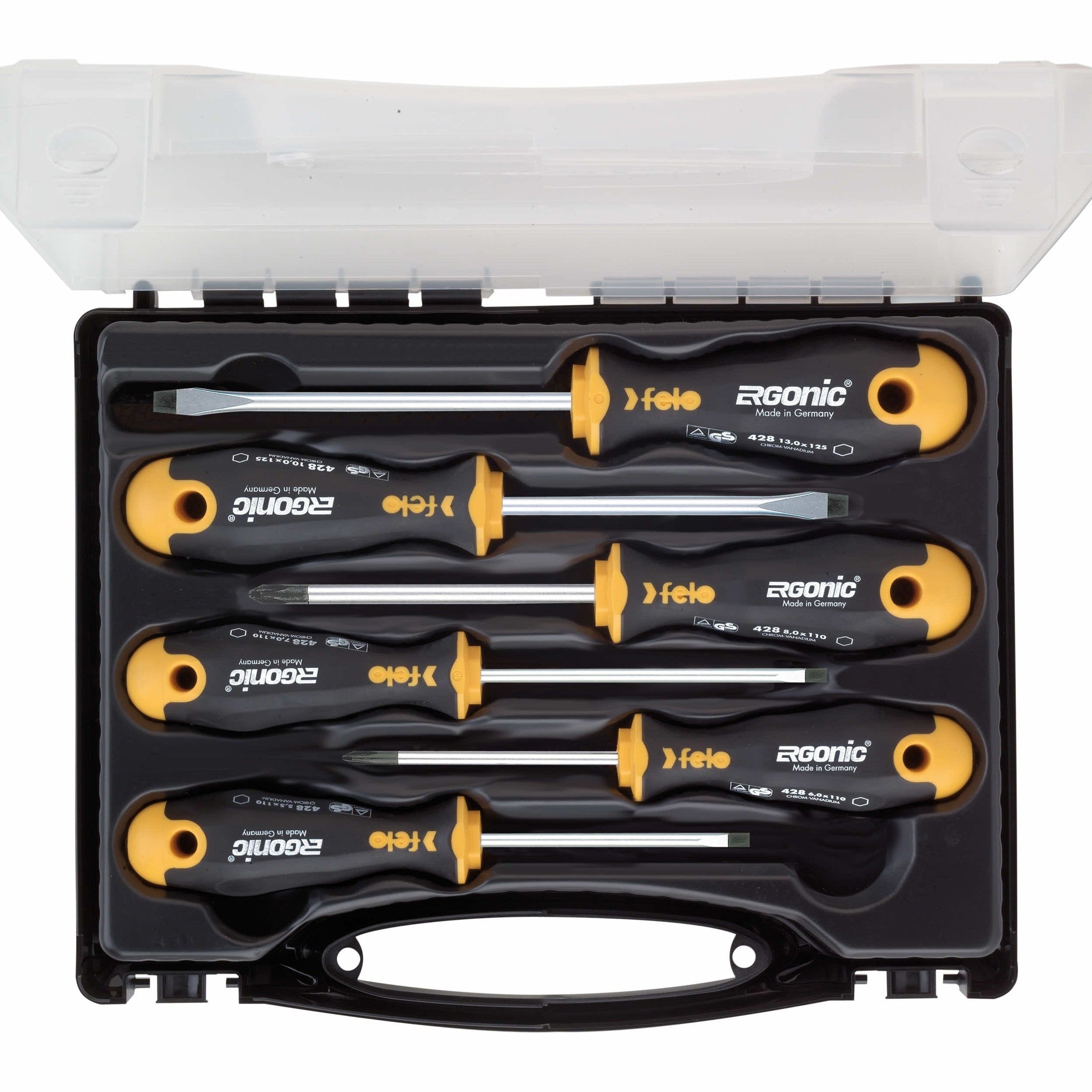Felo 40020636 Ergonic Screwdriver Set 6 pcs in Case
