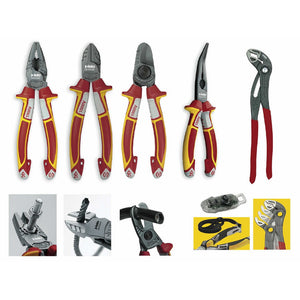 Felo 41387818 VDE Insulated Ergonic E-Slim Tool Set in XL-Boxx, 78 Pieces