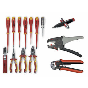 Felo 41387818 VDE Insulated Ergonic E-Slim Tool Set in XL-Boxx, 78 Pieces