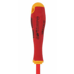 Felo 41393590 E-slim Insulated 3.5 x 0.6 x 100mm Slotted Screwdriver