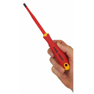 Felo 41396590 E-slim Insulated 6.5 x 125mm Slotted Screwdriver
