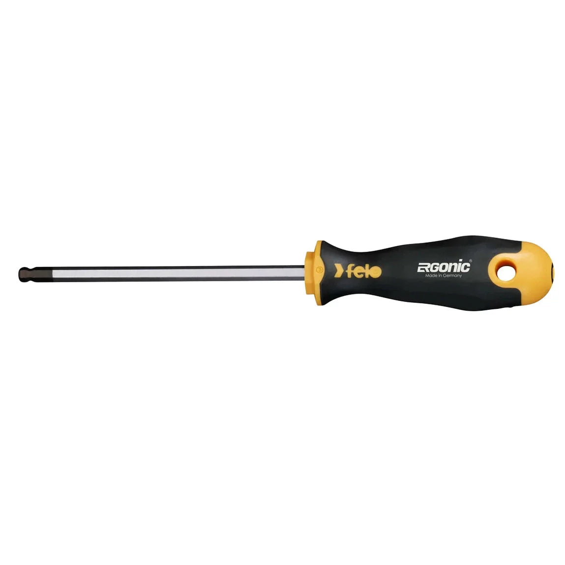 Felo 42750340 Ergonic Ball End Hex Screwdriver, 5 mm x 100 mm
