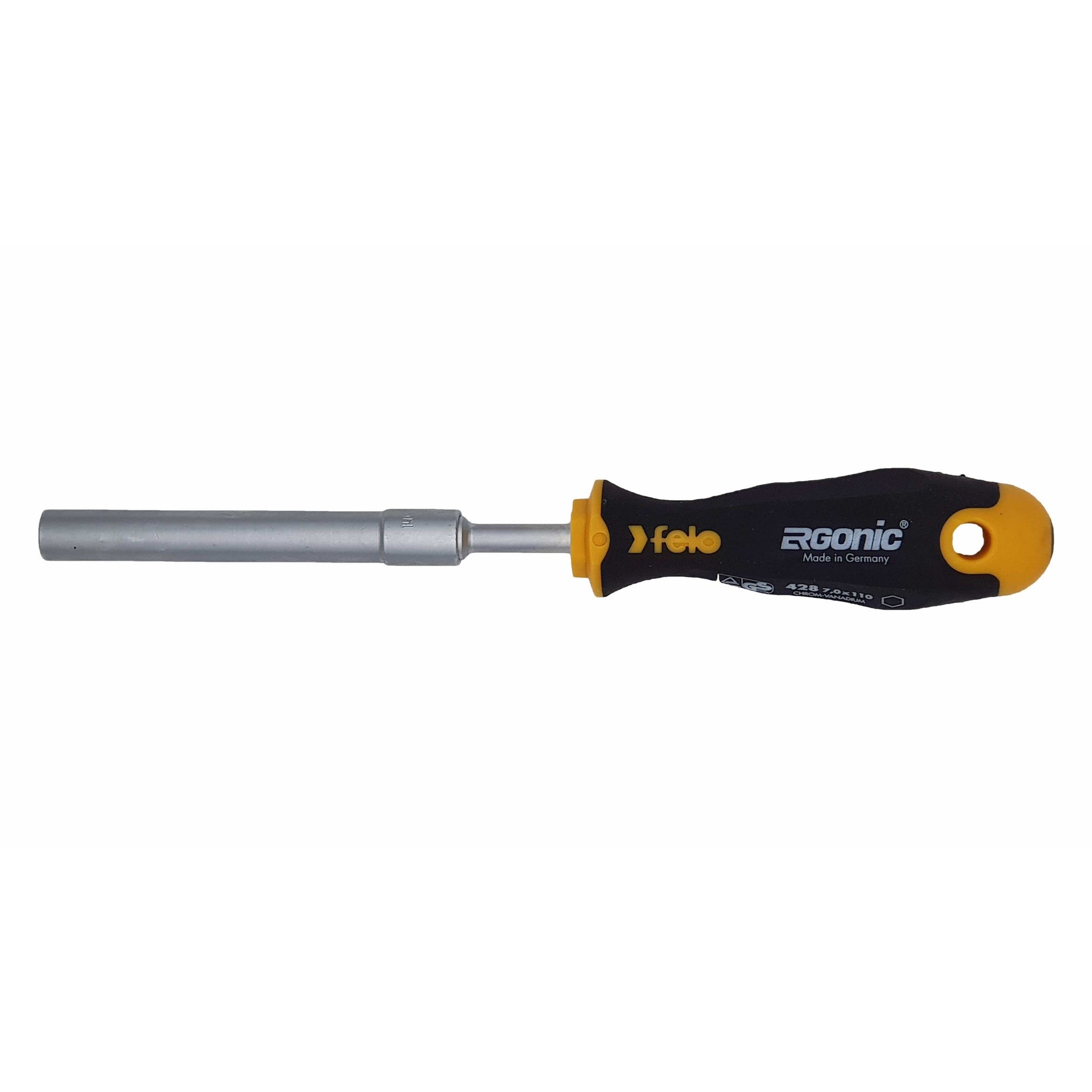Felo 42807030 Ergonic M-TEC 7mm Nut Driver - Magnetic-Liger Tools