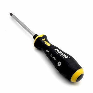 Felo 45120340 Ergonic with Striking Cap Pozidriv Screwdriver, PZ 2 x 100