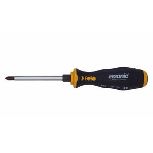 Felo 45210240 Ergonic #1 x 80mm Phillips Screwdriver - Hex Bolster and Striking Cap