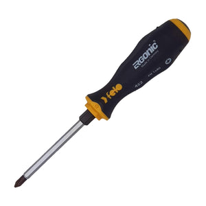 Felo 45210240 Ergonic #1 x 80mm Phillips Screwdriver - Hex Bolster and Striking Cap