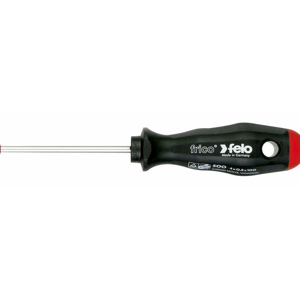 Felo 50004330 Screwdriver with magnetic holder 500 M-TEC slot SL 4.0 x 100