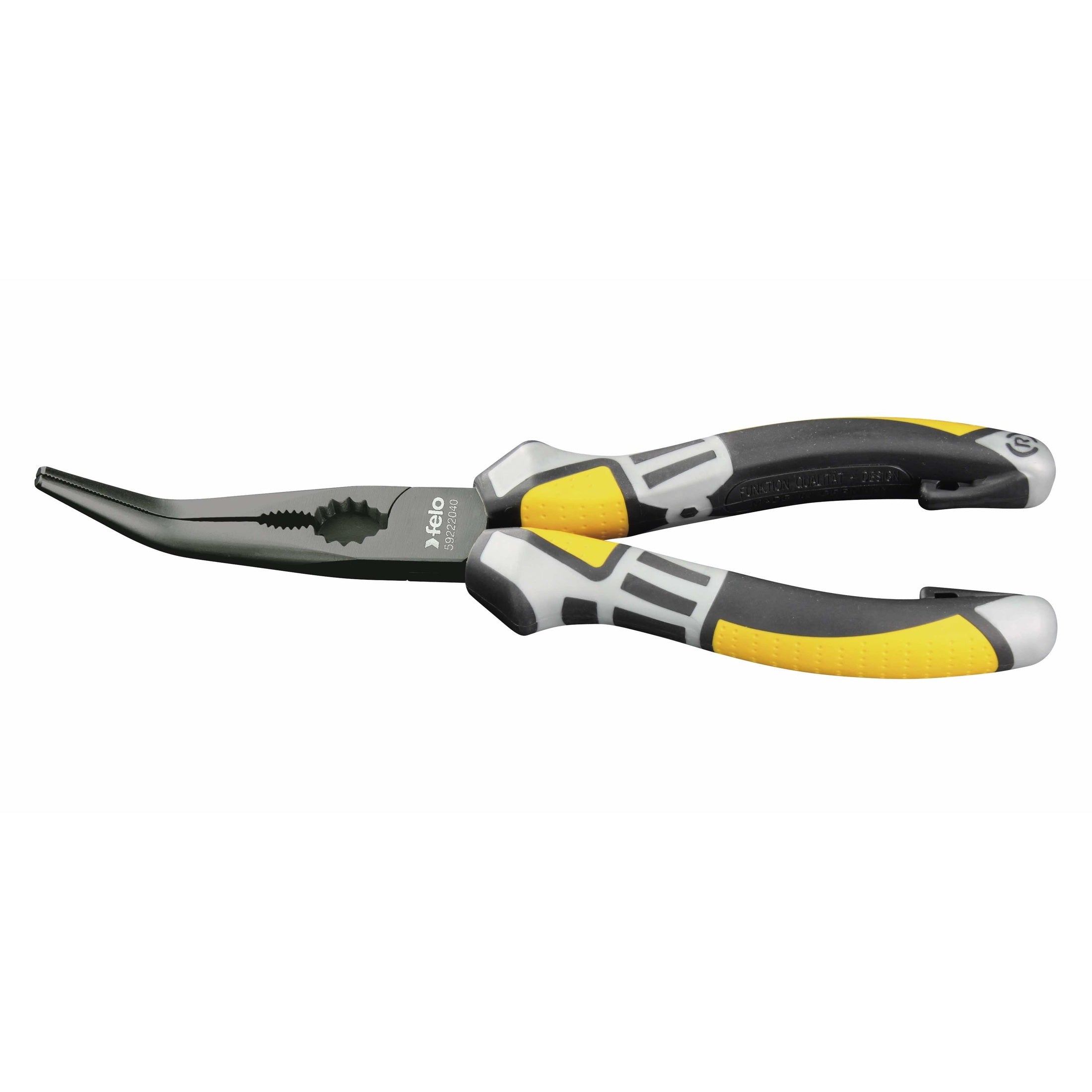 Felo 59222040 8" Chain Nose Radio Pliers 45 Degree Bent Nose