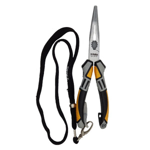 Felo 59222040 8" Chain Nose Radio Pliers 45 Degree Bent Nose