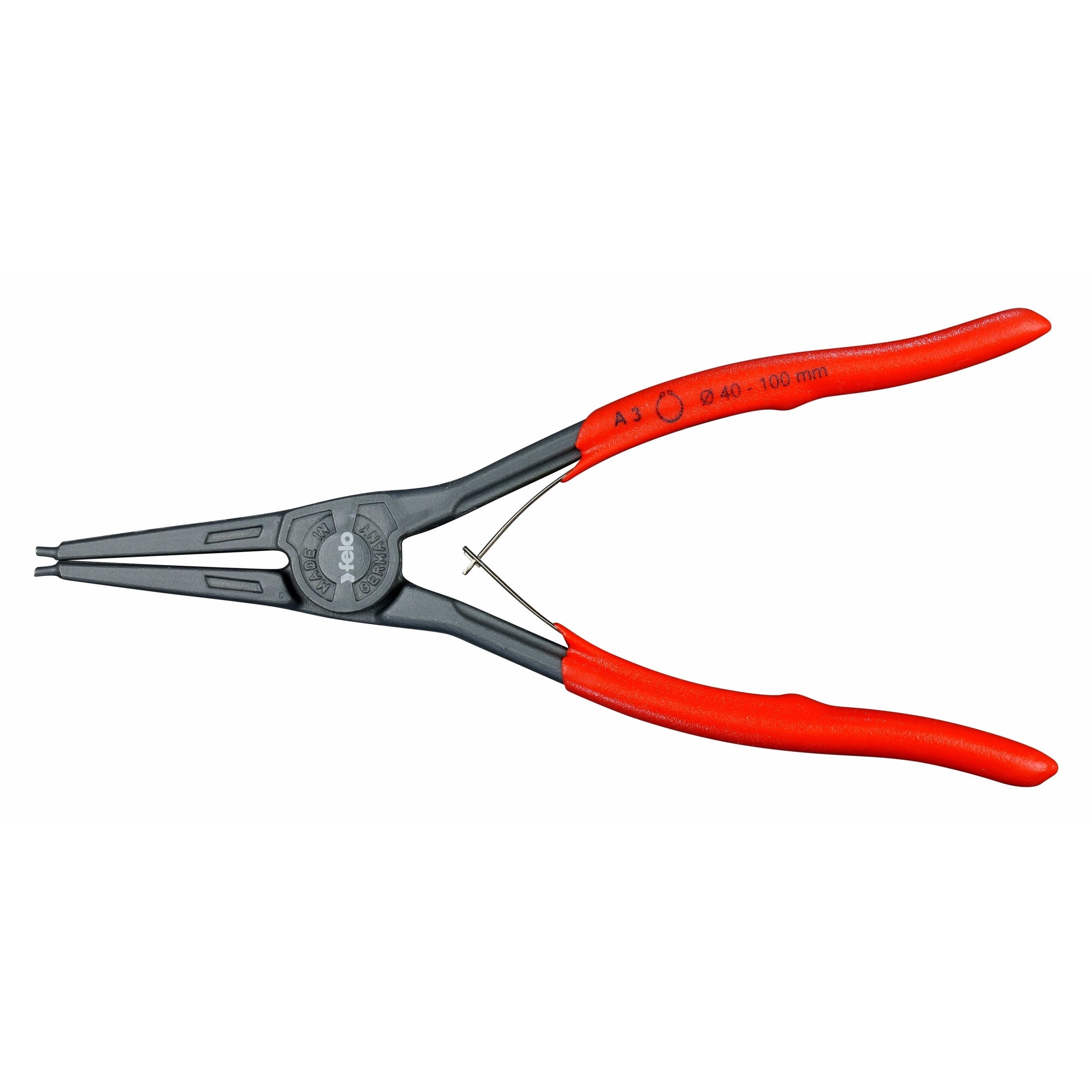 Felo 59304040 External straight snap ring pliers 40 - 100 mm-Liger Tools