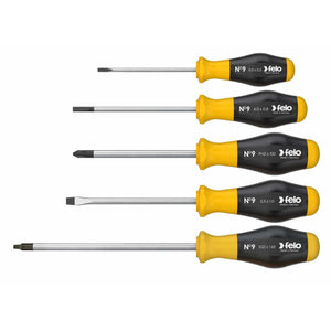 Felo 90095348 Screwdriver set SL/PH/SQ, 5pcs