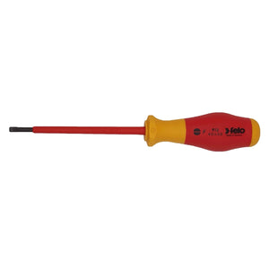 Felo 91304090 Screwdriver dielectric slotted SL4,0x0,8x100