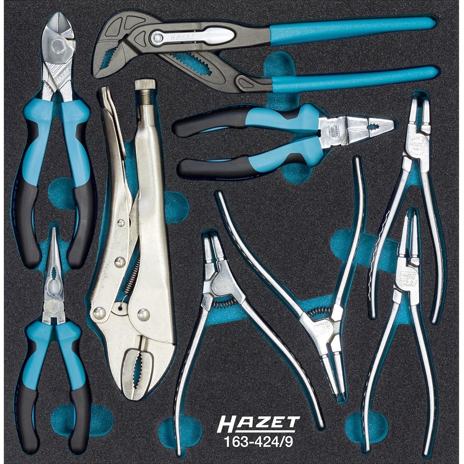 Hazet 163-424/9 Pliers Set-Liger Tools