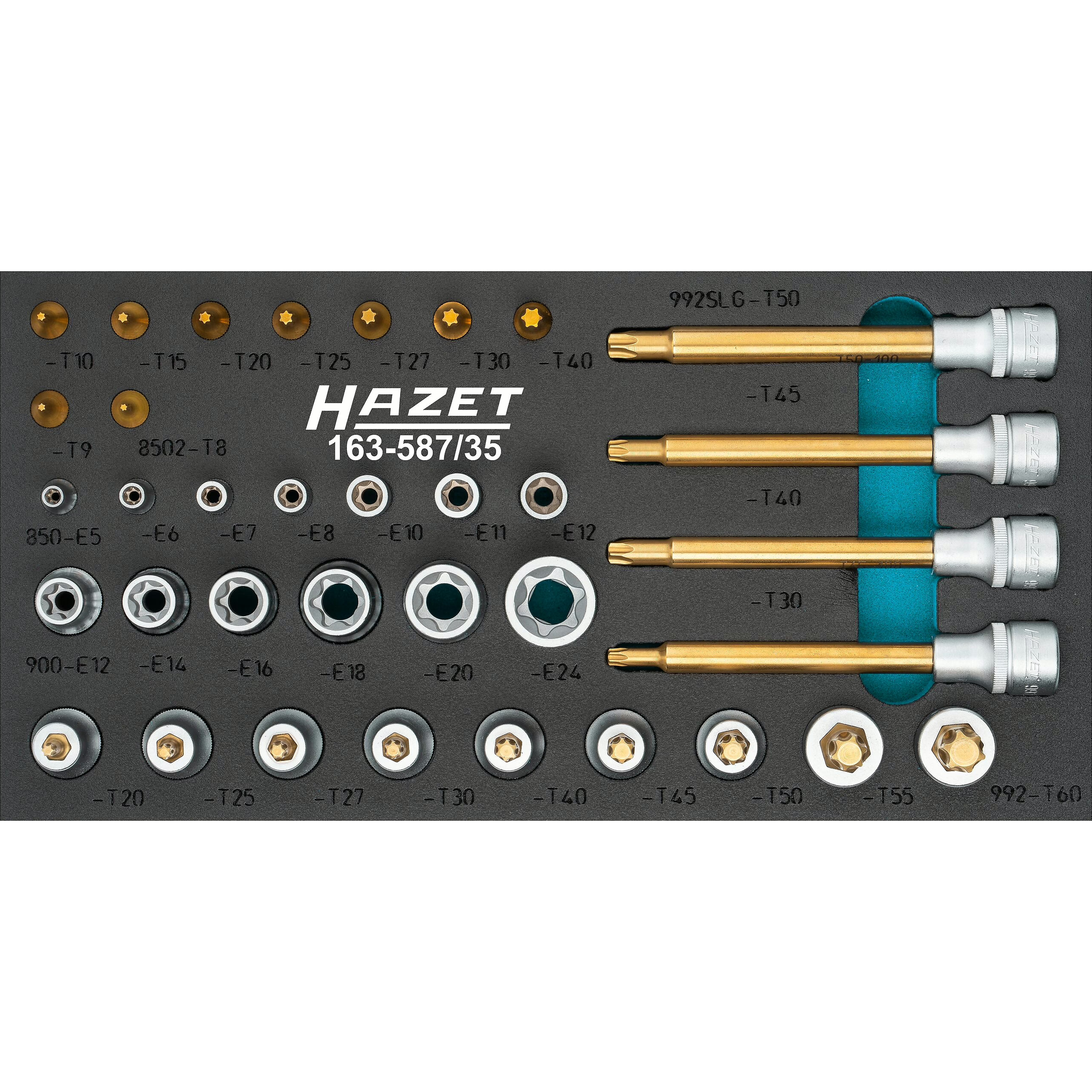 Hazet 163-587/35 - Screwdriver Socket Set ∙ TORX