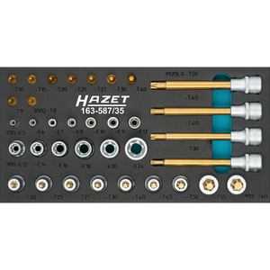 Hazet 163-587/35 - Screwdriver Socket Set ∙ TORX