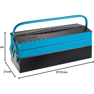 Hazet 190L Metal Tool Box, Empty- 245 x 575 x 210mm