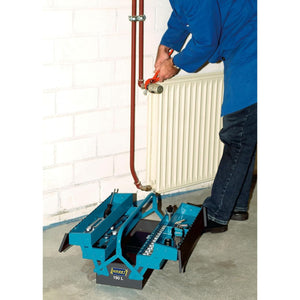 Hazet 190L Metal Tool Box, Empty- 245 x 575 x 210mm