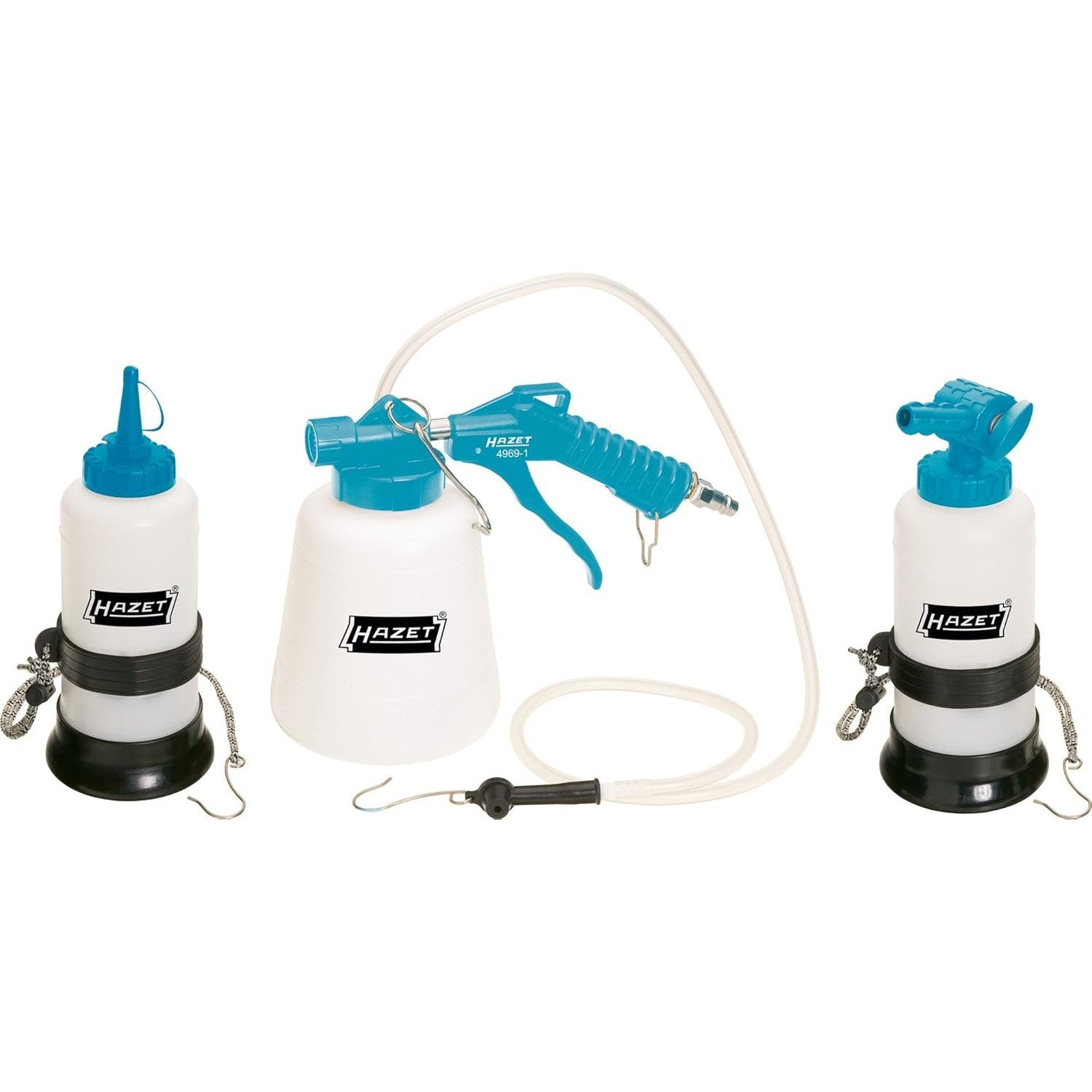 Hazet 4969-1/3 Pneumatic Brake Bleeding Set-Liger Tools