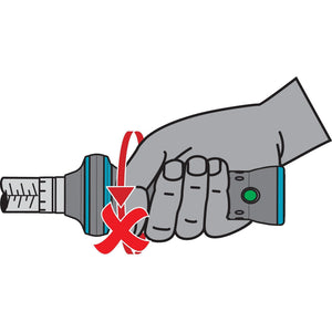 Hazet 5107-3CT Torque Wrench for 1/4" Hex Bits, 1 - 9 Nm, Reversible, 234 mm