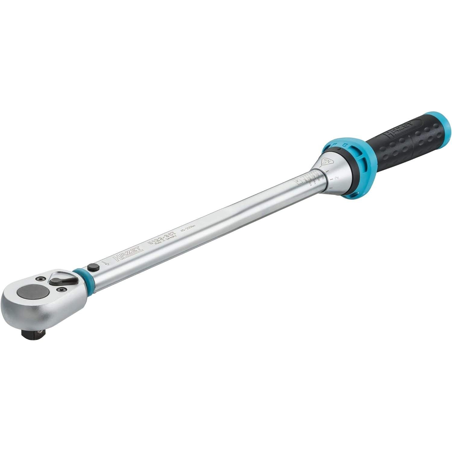 Hazet 5122-3CT Torque Wrench With Reversible Ratchet 1/2" 40-200 Nm-Liger Tools