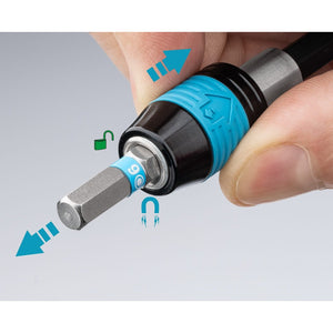 Hazet 6004CT-12 Ratcheting Torque Screwdriver, 1/4" Hex Drive, Reversible, 0.2 - 1.2 Nm