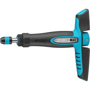 Hazet 6005CT-100 Ratcheting Torque T-Handle Screwdriver, 1/4" Hex Drive, Reversible, 4.0 - 10.0 Nm