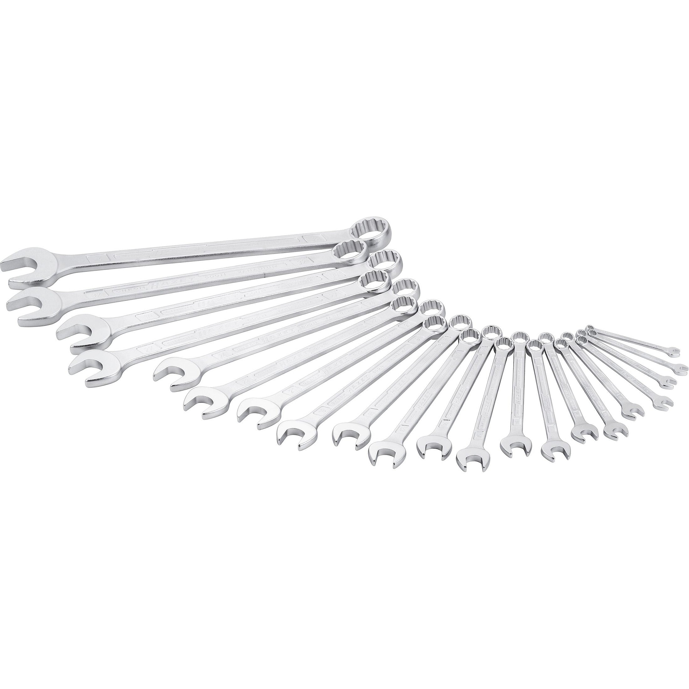 Hazet 600N/21 12 Point Combination Wrench Set 21 pc Metric Set-Liger Tools