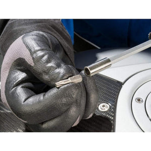 Hazet 810SPC-6.3 1/4" x 100mm Magnetic Bit Holding Screwdriver