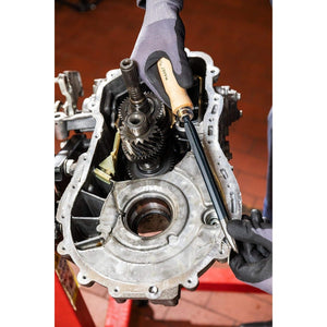 Hazet 821-2 Hollow Three-Square Scraper 200mm