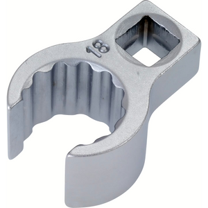 Hazet 848Z-18 - 12 Point Crowfoot Socket, 18 mm, 3/8" Drive
