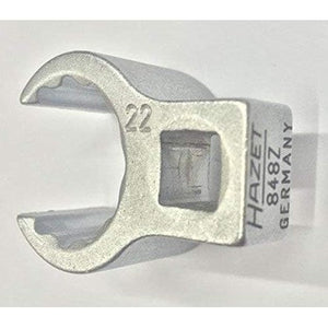 Hazet 848Z-22 - 12 Point Crowfoot Socket, 22mm,3/8" Drive
