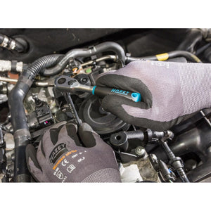 Hazet 863HP - 1⁄4″ HiPer Fine-Tooth Reversible Ratchet