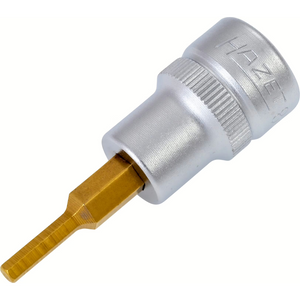 Hazet 8801-3 - 3mm Hex Titanium-Nitride Socket 3/8"