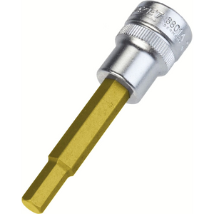 Hazet 8801A-1/4 - 1/4" Hex Titanium-Nitride Bit Socket 3/8"