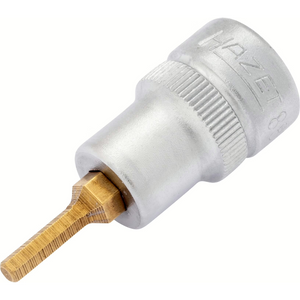 Hazet 8801K-3 - 3mm Hex Titanium-Nitride Socket 3/8" Short