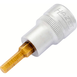 Hazet 8801K-4 - 4mm Hex Titanium-Nitride Socket 3/8" Short