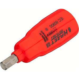 Hazet 8801K-6KV - Insulated 3/8" Hex Bit Socket, 6.0mm