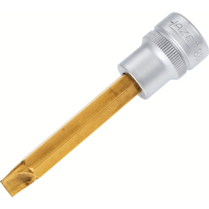 Hazet 8803-1.2X8 - 8mm Slotted Titanium-Nitride Socket 3/8"