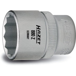 Hazet 880Z-13 - 3⁄8″ Socket With 12-Point Outside Traction Profile, 13 mm