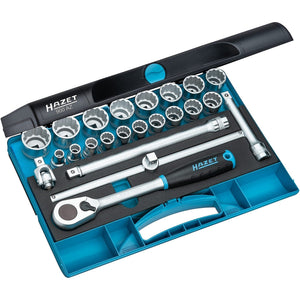 Hazet 900AZ 23 Pc SAE 1/2" Socket Set