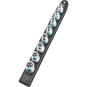 Hazet 900E-SR/8 SmartRail 1/2" External Torx Socket Set, 8 Pieces