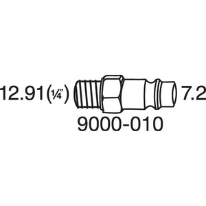 Hazet 9012M Pneumatic Impact Wrench, 1/2"