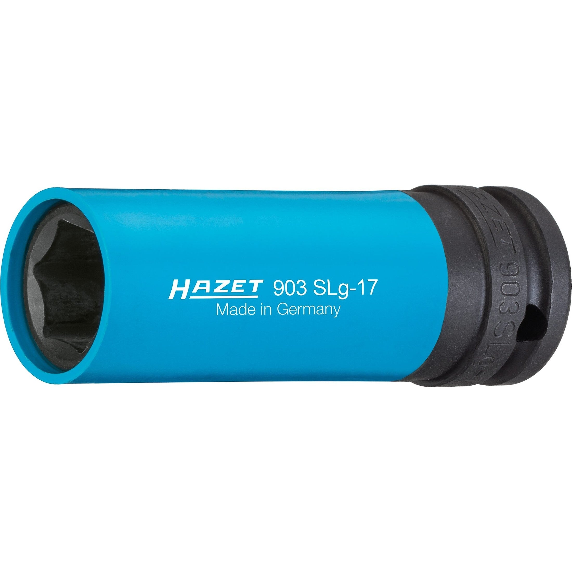 Hazet 903SLG-17 Impact Socket 6-point 17mm x 1/2" Lug Nut Impact Socket with Plastic Sleeve