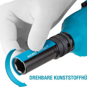 Hazet 903SLG-17 Impact Socket 6-point 17mm x 1/2" Lug Nut Impact Socket with Plastic Sleeve