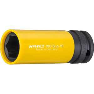 Hazet 903SLG-19 Impact socket 6-point 19mm x 1/2" Lug Nut Impact Socket with Plastic Sleeve