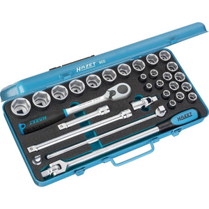 Hazet 905 30 Pc 1/2" Metric Socket Set