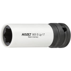 Hazet 905SLG-17 - 1/2" Drive 17mm Impact Socket Special Profile for Hybrid Wheel Bolts Mercedes-Benz